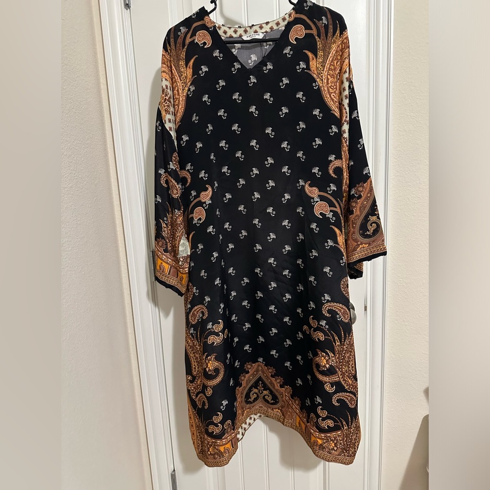 Sapphire silk kurta